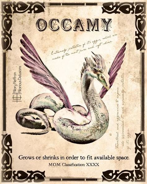 Occamy Fantastic Beasts Book Page | Harry potter creatures, Harry ...