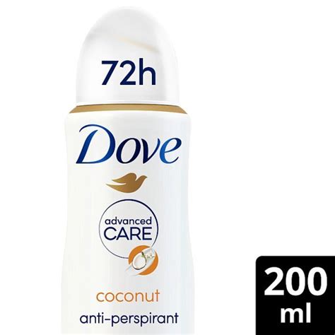 Dove Advanced Antiperspirant Deodorant Coconut Aerosol Ml