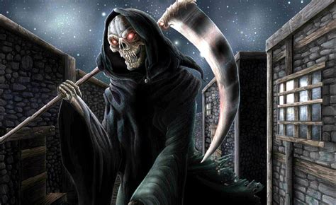 Creepy Skeletons Grim Horror Reaper Dark Skull HD Wallpaper