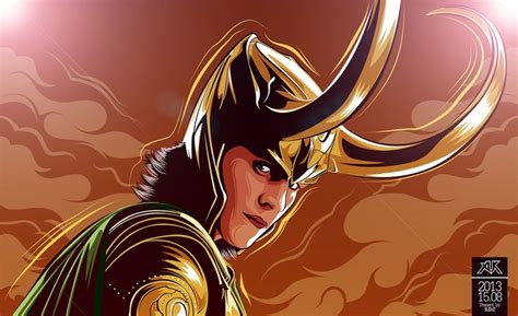 Loki By Aljuk On Deviantart Amazing Vector Art Loki Vector