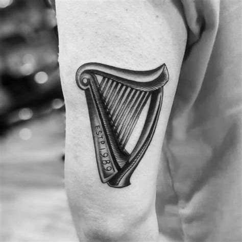 101 Best Irish Harp Tattoo Ideas That Will Blow Your Mind!