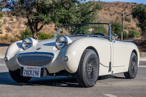 No Reserve Mg Powered 1961 Austin Healey Bugeye Sprite 5 Speed For Sale On Bat Auctions Sold