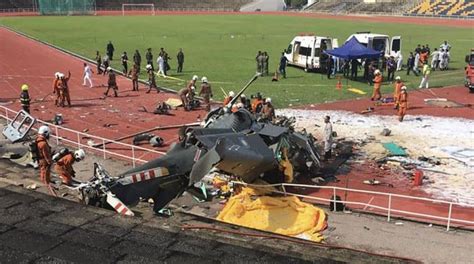 Malaysia helicopter crash kills all 10 crew members