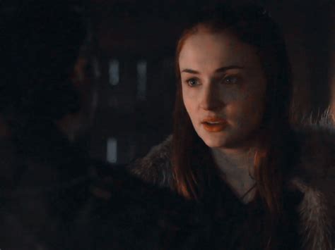 Eca Jon And Sansa Looking At Each Other → Sansa Stark