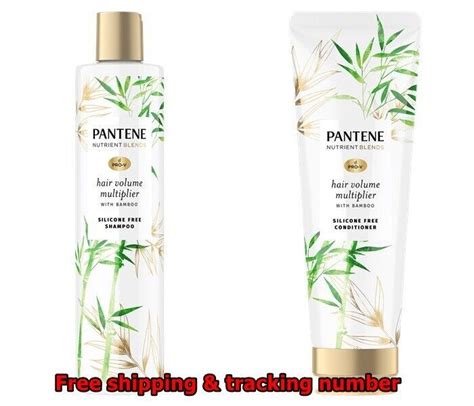 Pantene Nutrient Blend Hair Volume Multiplier With Bamboo Shampoo Conditioner Artofit