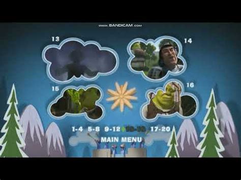 Shrek DVD Menu Walkthrough YouTube