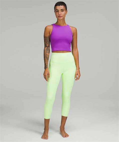 Lululemon Align High Rise Crop With Pockets 23 Faded Zap Lulu Fanatics