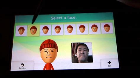 Nintendo Wii U Make Your Own Mii Youtube