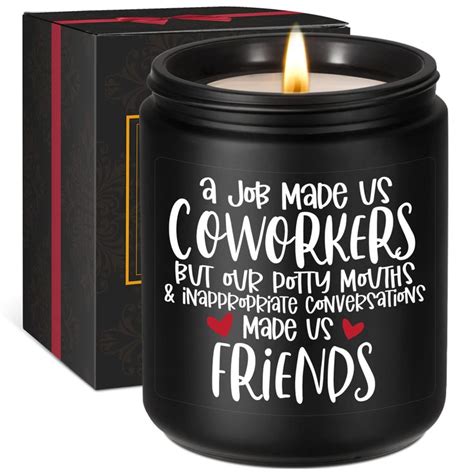 GSPY Scented Candles Coworker Gifts For Women Men Funny Coworker