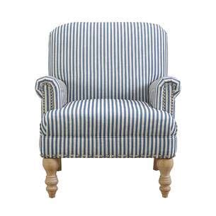 Walters Upholstered Down Filled Armchair Blue Accent Chairs Armchair