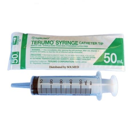 Buy Terumo Sterile Syringe Catheter Tips 50ml 10pcs Box Online At