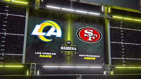 Madden Nfl 24 Los Angeles Rams Vs San Francisco 49ers Week 18