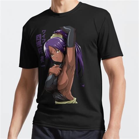 Shihouin Yoruichi Bleach Waifu Yoruichi Sexy Active T Shirt For Sale