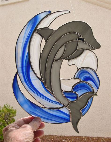 37 Best Images About Stained Glass Dolphins On Pinterest Tile