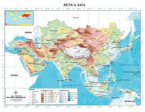 A Letak Dan Luas Benua Asia Dan Benua Lainnya Kajian Ilmu Sosial