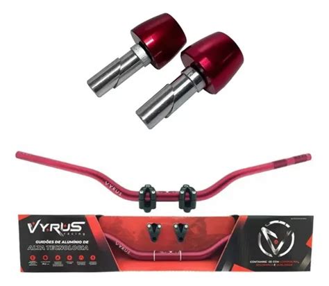 Kit Guidao Peso Vyrus Oxxy Naked Vermelho Cb F Z Dl Parcelamento Sem Juros