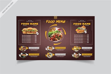 Premium Vector Digital Menu Design Templates