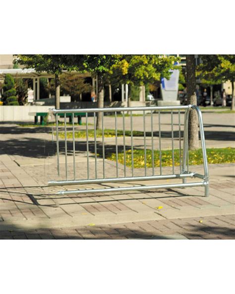 Add On Traditional Double Sided Grid Style Bike Rack Galvanized