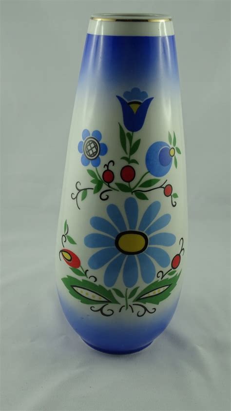 WAZON MOTYW KASZUBSKI LUBIANA PIĘKNY PORCELANA 12898455244