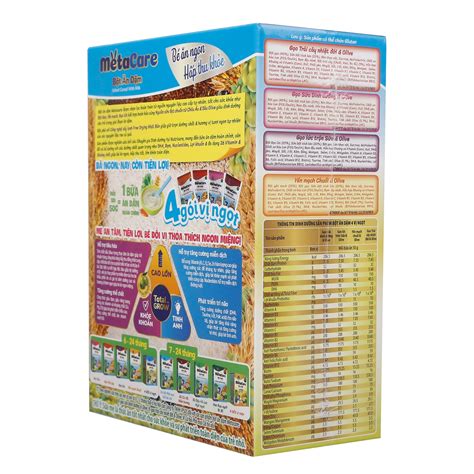 Bột ăn dặm Metacare 4 vị ngọt 200g - KidsPlaza
