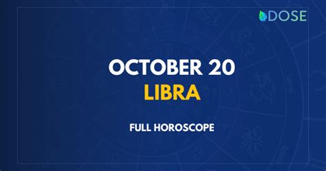 October 20 Zodiac Sign: Compatibility, Personality, Traits and More - DOSE