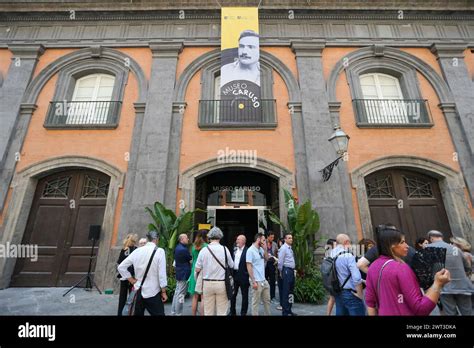 The Entrance Of The Caruso Museum Dedicated To The Famous Italian