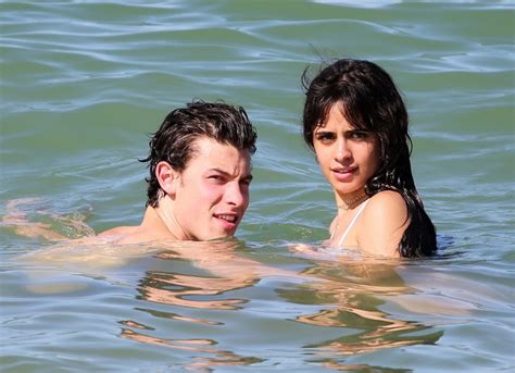 Shawn Mendes Camila Cabello Kiss While Swimming In Miami