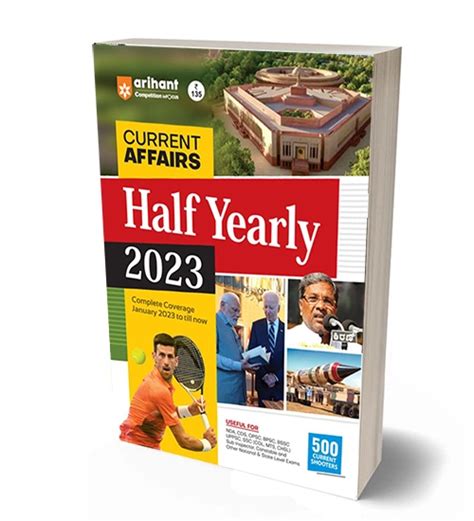 Current Affairs Half Yearly 2023 Usefull For NDA CDS Arihant