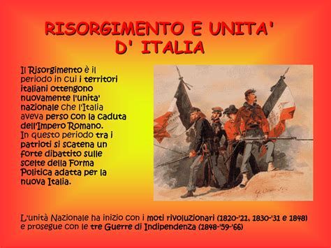 Risorgimento e unità d Italia