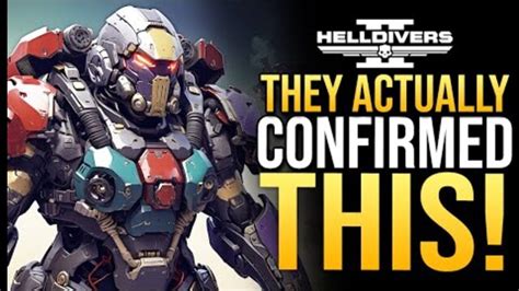 This Is Huge Helldivers They Confirmed The Leaks