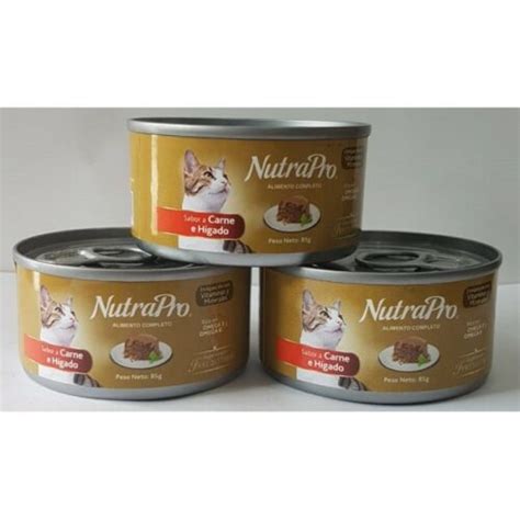 Alimento para gatos Nutrapro Lata Carne Hígado City Pet