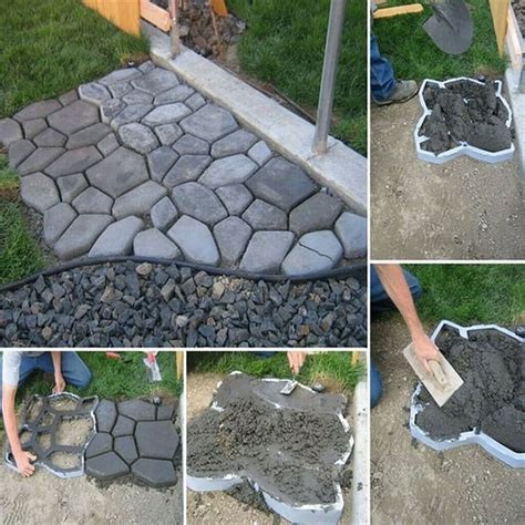 Concrete Molds And Forms Reusable Path Maker Stone Moldings DIY