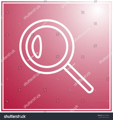 Vector Magnifying Glass Stock Vector Royalty Free 621590594 Shutterstock