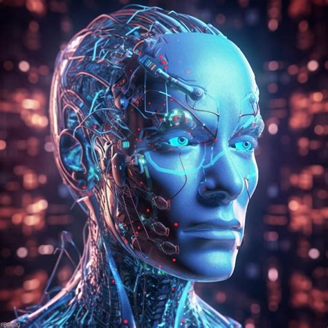 Premium Ai Image Artificial Intelligence In Humanoid Head With Neural