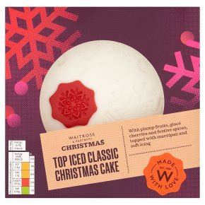 Waitrose Christmas Top Iced Fruit Cake | Waitrose & Partners