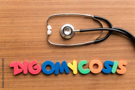 zygomycosis colorful word Stock Photo | Adobe Stock