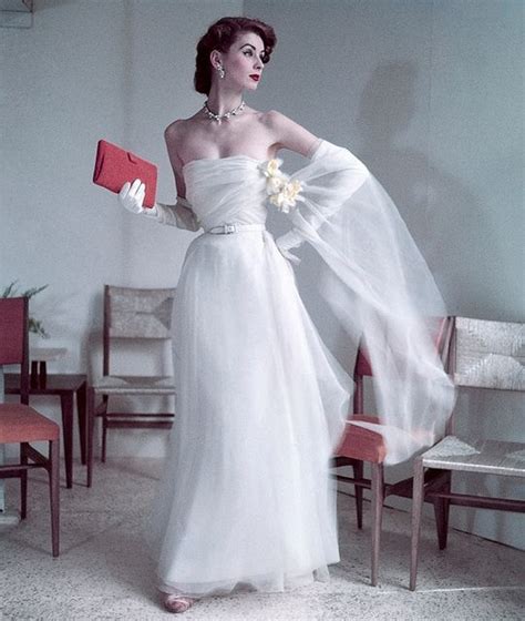 Suzy Parker 1952 Vintage Gowns Fashion Fifties Fashion