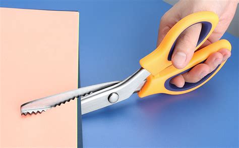 amazoncom hagbou pinking shears  fabric cutting   zig zag