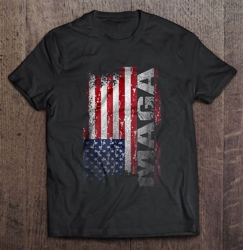 Vintage USA MAGA Flag Shirt | TeeHerivar