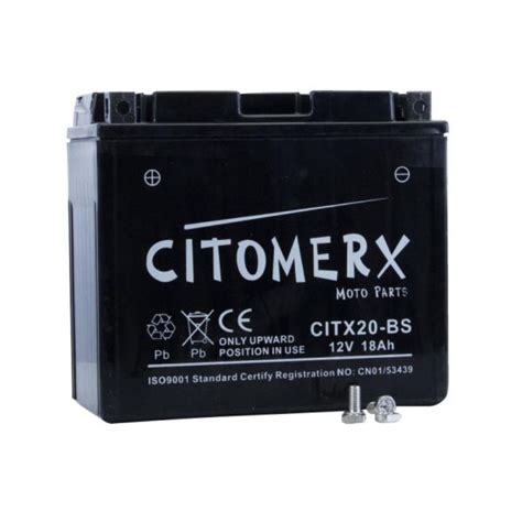 Gel Batterie CIT YTX20 12 V 18 Ah Pluspol Links DIN 82001 12 Volt