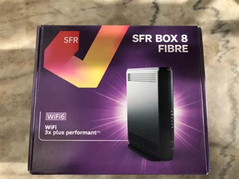 MODEM SFR BOX 8 Fibre FTTH NB8 Wifi 6 NEUF JAMAIS UTILISE EUR 39 00