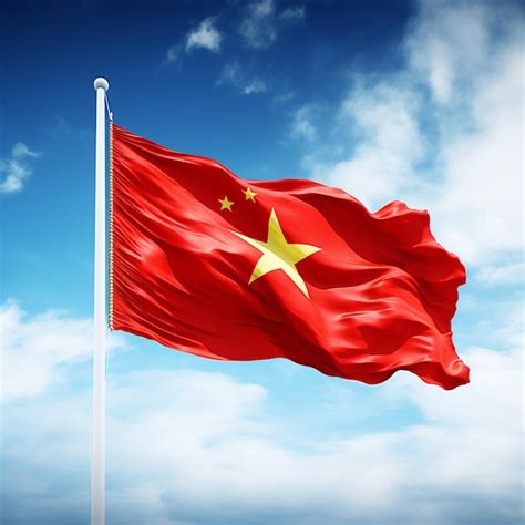 Premium Photo | Flag wallpaper of Vietnam with white background hig