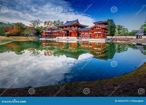 Uji Kyoto Japão Famoso Byodo no Templo Budista Imagem de Stock