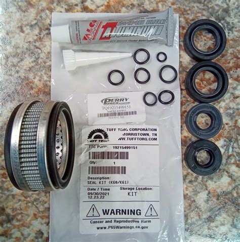 New Genuine Oem Tuff Torq Transmission Seal Service Kit For