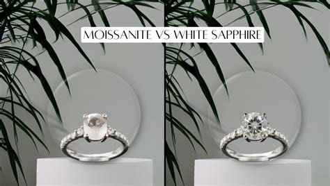 White Sapphire Vs Moissanite Which One To Pick