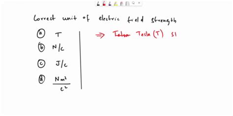 Electric Field Units