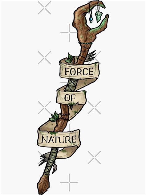 "Druid - Force Of Nature" Sticker for Sale by sheppard56 | Redbubble