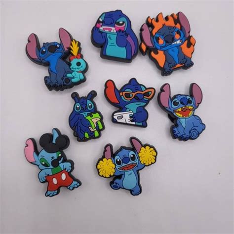 Lilo And Stitch Croc Charms Etsy