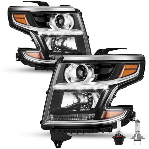 Amazon SOCKIR LED DRL Projector Headlight Assembly W Bulbs