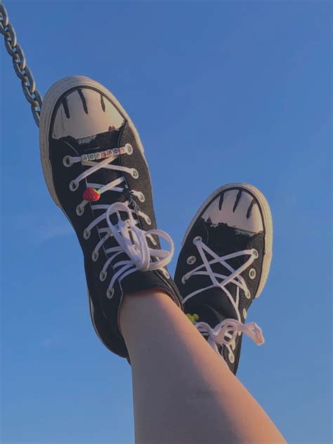 Pin By Ella🎃🍁👻 On Shoesss In 2024 Diy Converse Decorated Shoes Converse Design